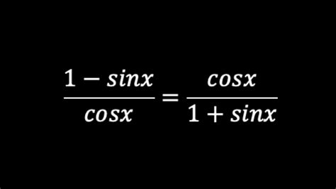 cos x/1+sinx|1 1+sinx+cosx.